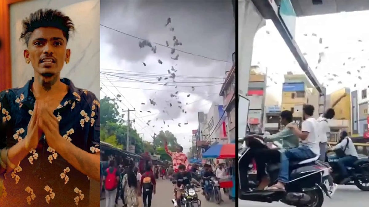 Hyderabad: Reels ಗಾಗಿ ರಸ್ತೆ ಮೇಲೆ ಹಣ ಎಸೆದ ಯೂಟ್ಯೂಬರ್ ಬಂಧನ